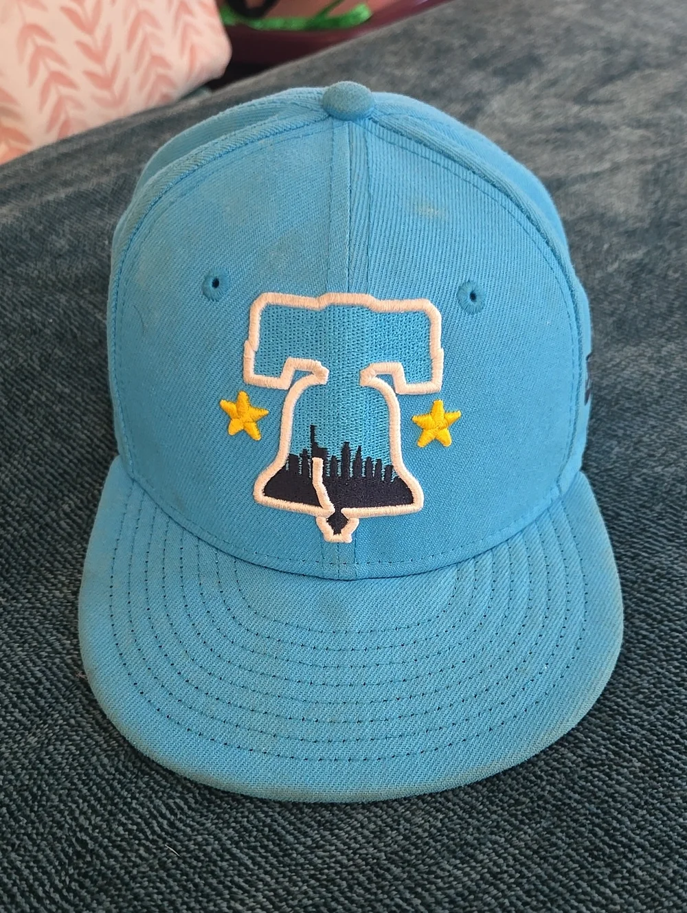 New Era Philadelphia Phillies City Connect Bright Turquoise 59FIFTY Fitted Cap